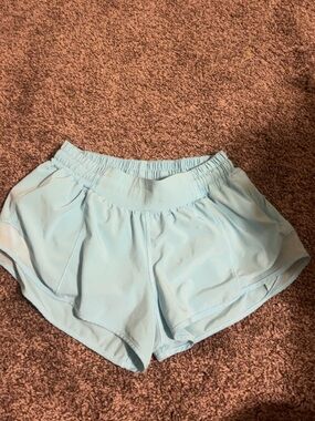 Lululemon teal shorts! size 6 inseam 2.5